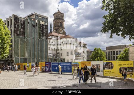 Dibag buys Benko property after Signa's insolvency. Dibag Industriebau AG has acquired the building site from Rene Benko. Under the project name Pati Stock Photo