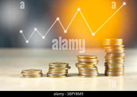 Business concept for financial growth Stock Photo