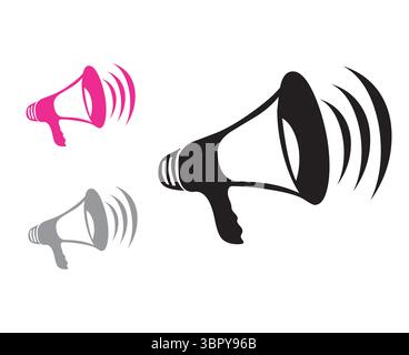 Loud Speaker Vector Art Design Stock Vector