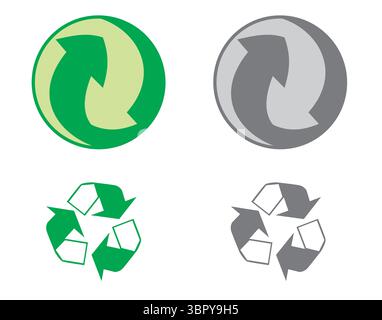 Recycle Icon Vector Stock Vector