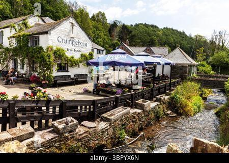 The Crumplehorn Inn and Mill in the Cornish fishing village of