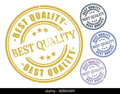 A Top Quality Assurance Seals, Premium Product Guarantee Stamp Vector Stock Vector