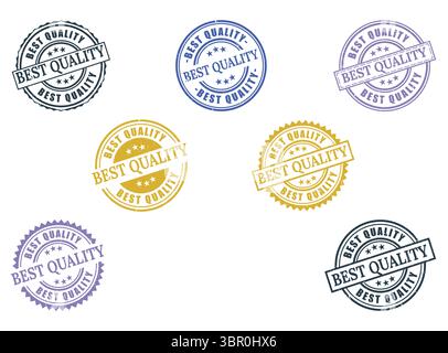 A Best Quality Grunge Rubber Stamp Collection, Premium Product Excellence Badges Stock Vector