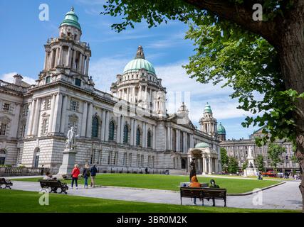 City Hall, Belfast, County Antrim, Northern Ireland Stock Photo