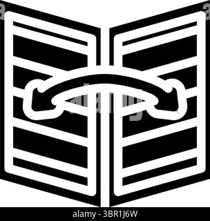 foldable glyph icon vector illustration Stock Vector Image & Art - Alamy