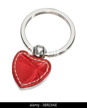 keychain on white background Stock Photo