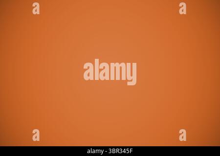 Flat gradient background design showing vibrant orange tones spreading across canvas Stock Photo