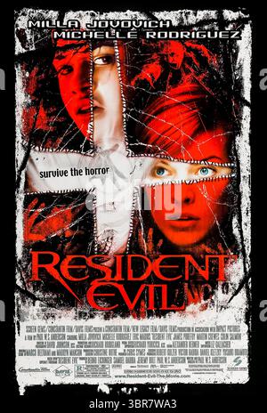 Resident Evil (2002) directed by Paul W.S. Anderson and starring Milla ...