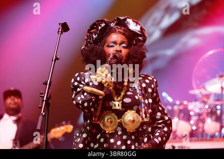 Lauryn Hill performs at the Essence Festival on Friday, June 30