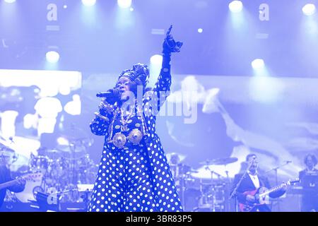 Lauryn Hill performs at the Essence Festival on Friday, June 30