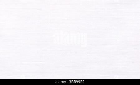 White, ivory, ecru paper stripe texture background. Real pale striped paper canvas collage, scrapbooking, design, DIY projects Stock Photo