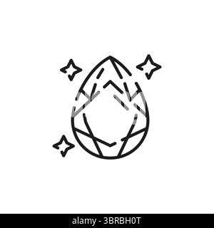 Ruby Stone Icon Stock Vector