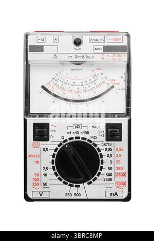 Multimeter isolated on white background Stock Photo