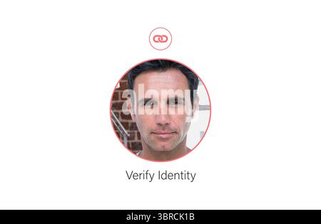 Identification on interface Stock Photo