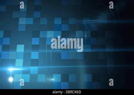 Technical background with squars Stock Photo