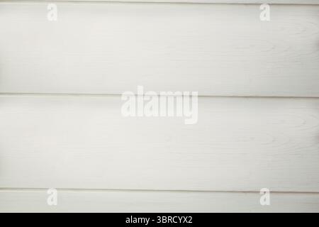 White wooden siding panels are showing wood grain texture and shadow lines in flat design Stock Photo