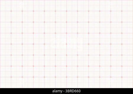 Precise millimeter graph paper background. Engineering and school notebook template Stock Vector