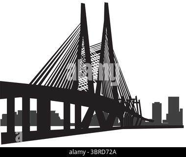 cityscape vector illustration Stock Vector
