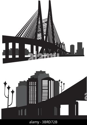 cityscape vector illustration Stock Vector