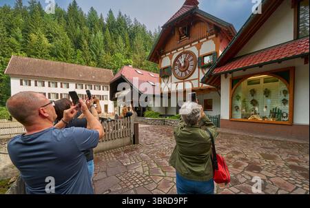 Cuckoo house in the Black Forest, Germany Stock Photo