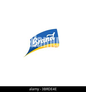 Food Product Label Logo Design Vector. Suitable for agriculture, organic food, natural harvest, baby food, cookies, cereals. Stock Vector