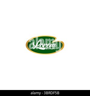 Food Product Label Logo Design Template. Suitable for agriculture, organic food, natural harvest, baby food, cookies. Stock Vector