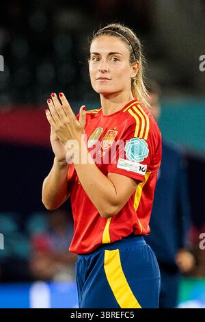 Alexia Putellas (Spanien, #11) am Ball, SUI, Deutschland vs Spanien