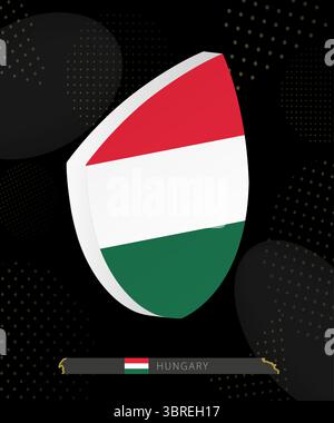 hungary national shield emblem with red white green bands heraldic ...