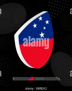 Samoa flag icon. National flag of Samoa on a pole vector illustration ...