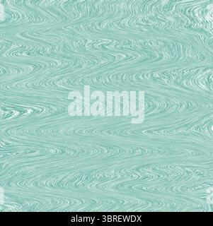 A wavy turquoise pattern creates a calming abstract background texture Stock Vector