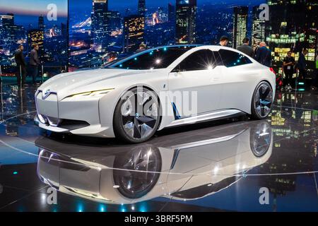 BMW iVision Dynamics electric concept car at the Frankfurt IAA Motor Show. Germany - September 12, 2017. Stock Photo