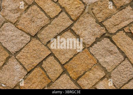 Natural stone textured background. Stone wall,Texture of a wall built Stock Photo