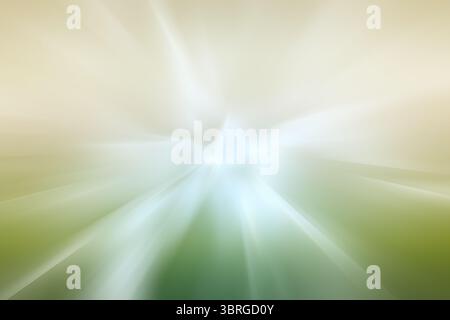 Abstract radial gradient background is showing soft light beams converging toward bright center Stock Photo