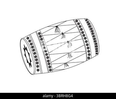 Dholak Stock Vector