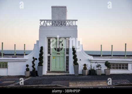 Whitecliffs Saltdean, cafe, Brighton. Stock Photo