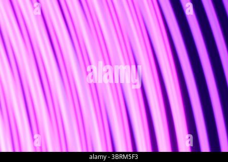 Curved Pink Light Wave Abstract Background Stock Photo