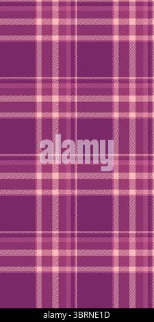 Brazil texture vector seamless, pixel fabric plaid tartan. Swatch check pattern background textile in pink and light colors palette. Stock Vector