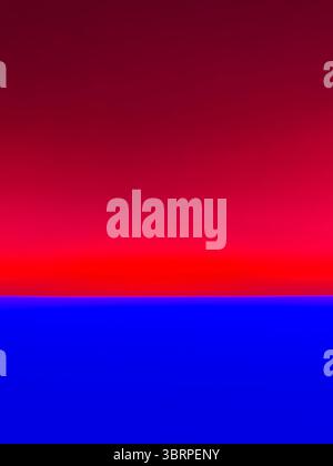 Red and blue color with light in vertical backgorund. Stock Photo
