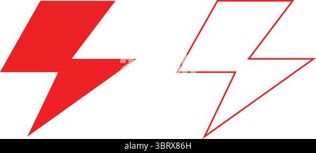 Flash lightning bolt icon, Power energy icon sign. Protect energy with thunder bolt logo. Creative vector illustration. Stock Vector