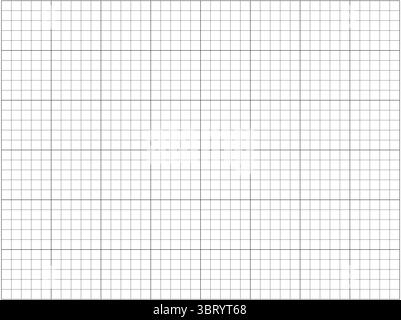 Squared black grid paper. Notebook sheet blank. Mathematics pattern. Typography template for making notebooks production for school. Education Stock Vector