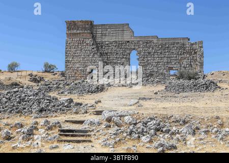 ancient Roman city of Acinipo located in Ronda province of Malaga Stock ...