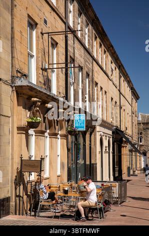 UK, England, Cumbria, Carlisle, Devonshire Street, Thin White Duke restaurant in former monastery building Stock Photo