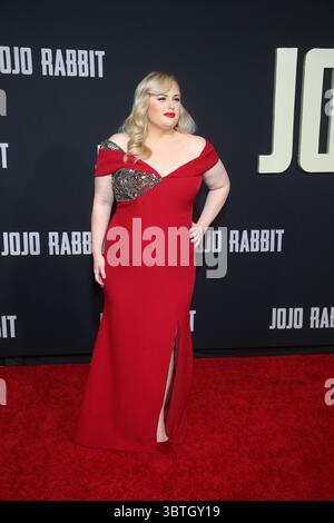October 15, 2019, La, United States of America: Rebel Wilson arriving at the premiere of ''Jojo Rabbit'' at Post 43 on October 15, 2019 in Los Angeles, California  (Credit Image: © Famous/Ace Pictures via ZUMA Press) Stock Photo