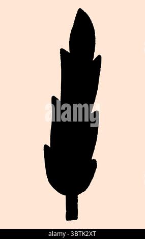 Cypress silhouette. Mediterranean Cypress trees silhouette isolated on a background, Flat Vector illustration. Eps Cut Files for Cricut Stock Vector