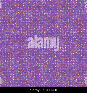 Abstract pattern. Gradiented squares in multiple colors. Vibrant shades of purple and pink. Alive vector illustration. Stock Vector