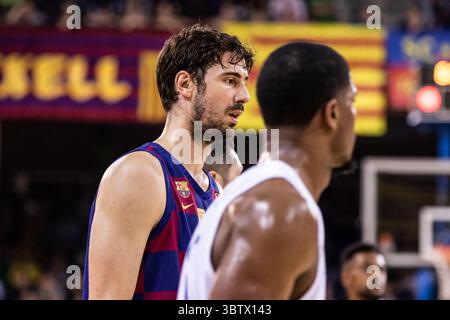 November 29, 2019, Barcelona, Barcelona, Spain: Ante Tomic  of FC Barcelona, during the Turkish Airlines EuroLeague match between  FC Barcelona  and CSKA Moscow at Palau Blaugrana on November 29, 2019 in Barcelona, Spain. (Credit Image: © AFP7 via ZUMA Wire) Stock Photo