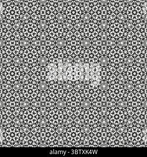 Dotted mesh pattern. Stippled grid texture. Abstract halftone Vector. Seamless pointillism background Stock Vector