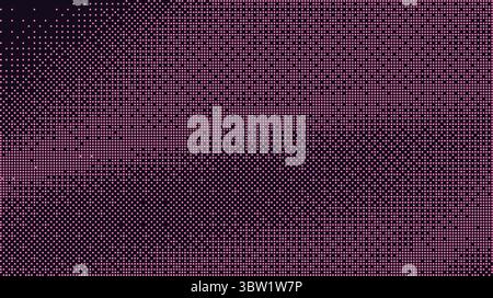 Pixelated bitmap pattern. Abstract 8-bit dithered texture for retro video game design. Vector illustration Stock Vector