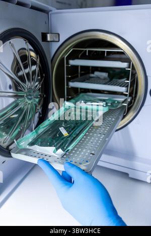 Disinfection and sterilization of medical devices in a dermatology ...