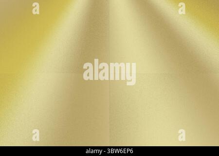 Abstract gold-to-yellow gradient is showing flat design with grainy texture and diagonal highlights Stock Photo